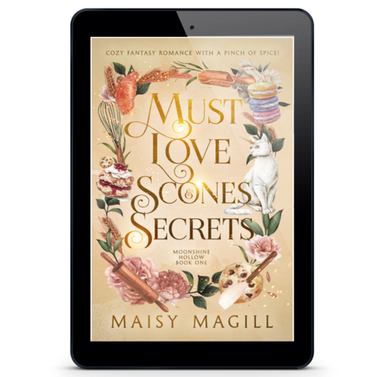 Must Love Scones and Secrets: A Cozy Fantasy Romance, Moonshine Hollow Book 1, EBOOK